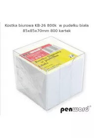 Penword Kostka biurowa w pude�ku pastel 85x85x70mm 730 kartek