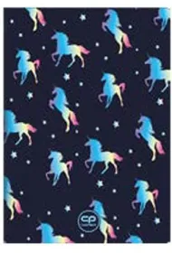 CoolPack Zeszyt A5 PP Blue Unicorn linia 60 kartek
