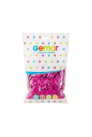 Godan Balony metaliczne ciemnor�owe 30cm
