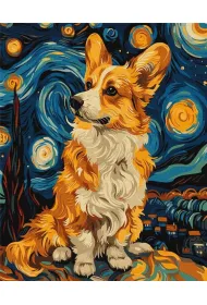 Ideyka Malowanie po numerach - Magiczny korgi 40x50cm
