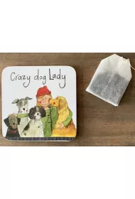 Alex Clark Podkadka pod kubek C154 Crazy Dog Lady Psiara