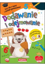 Kolorowanka z naklejkami Dodawanie i odejmowanie