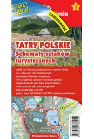 Tatry Polskie. Schematy szlak�w turystycznych (laminowana)