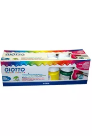 Giotto Farby Tempera Escolar + p�dzelek 12 x 25 ml