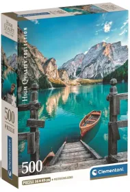 Puzzle 500 el. Compact Braies Lake Clementoni