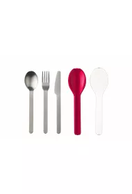 Mepal Zestaw 3 sztucw Ellipse Nordic Red