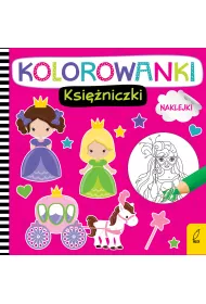 Kolorowanki z naklejkami. Ksi�niczki