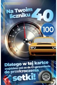 Yeku Karnet Prawo Jazdy 40 urodziny m�skie
