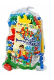 Klocki konstrukcyjne wafle 40 element�w kolorowe CZAKO 025425