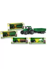 PROMO Traktor z przyczep Mini Farma mix p12 143755 Cena za 1szt Artyk
