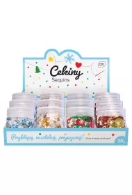 Interdruk Cekiny do dekoracji Winter 30g
