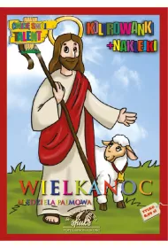 Kolorowanki wielkanocne z naklejkami. Niedziela palmowa
