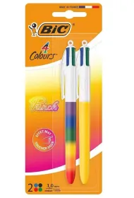 D�ugopis 4 Colors Punch Rainbow 1mm mix 2 szt BIC