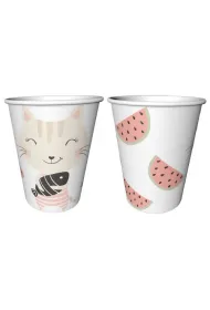 Godan Kubeczki papierowe Lovely Friends 240 ml 6 szt.
