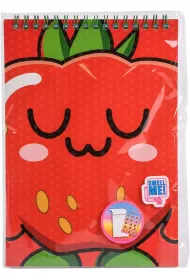 Pachn�cy notatnik z naklejkami Fruitysquad