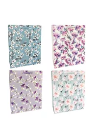 incood. Torba prezentowa 26x23 kwiaty pastelowe matowa