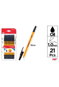 Mp Main Paper D�ugopis MP 1.0mm czarny blister 21 sztuk