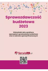 eBook Sprawozdawczo budetowa 2023 pdf