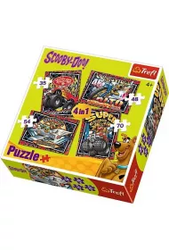 Puzzle 4w1 35+48+54+70 el. Przygody Scooby Doo 34257 Trefl
