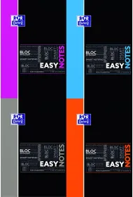 KO�ONOTATNIK EASYNOTES A4  233X298  80K KR PP OXFORD STUDENT kratka 80 kartek