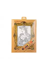 Funny Mat White - Pablo Picasso, Kobieta w fotelu. Mata do kolorowania wielokrotnego u�ytku Strigo