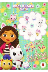 Ksi��eczka-kot-ka z du�ymi naklejkami. Koci Domek Gabi