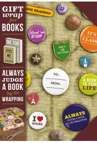 Gift wrap Papier do ksi��ki Book badges