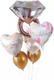 GoParty Zestaw balon�w Wedding 9el
