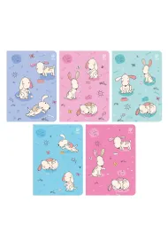 Elanders Zeszyt A5 Cute Dogs trzy linie 32 kartki 10 szt.