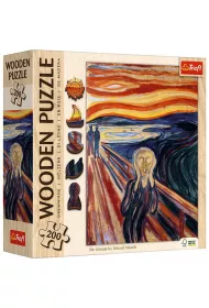 Puzzle drewniane 200 Krzyk TREFL