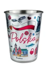 Pan Dragon Metalowy kubek Polska 250ml ILP-KUB-M-PL-01