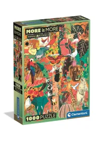 Puzzle 1000 el. Compact Animals&Botanics Clementoni