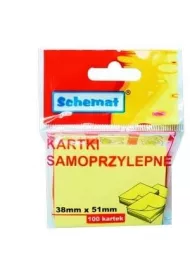Karteczki samoprzylepne 38x51mm 100szt