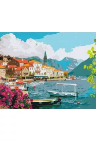Twoje Hobby Malowanie po numerach - Lato w Zatoce Kotorskiej 40x50cm