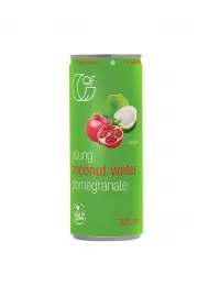 Quality Food Woda kokosowa z sokiem z granatu 320 ml