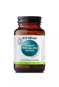 Viridian Organiczna ashwagandha - suplement diety 60 kaps. Bio
