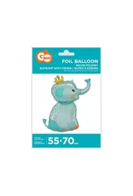 Godan Balon foliowy S�onik z koron� 55x70cm