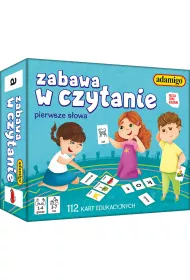 Zabawa w czytanie. Pierwsze sowa Adamigo