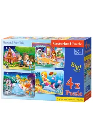 Puzzle maxi 4w1 - Pi�kne bajki (8+12+15+20 el.) Castorland