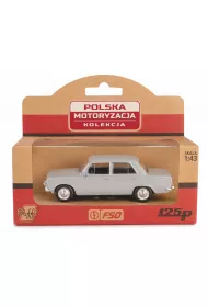Kolekcja PRL Fiat 125p popielaty Daffi
