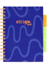 Strigo Ko�ozeszyt Pads A5 Neon granatowy linia 100 kartek