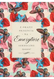 Karnet okazjonalny B6 z kopert� Emerytura PAN DRAGON KB6-1876