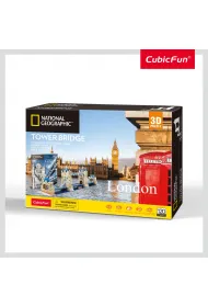 Puzzle 3D 120 el. National Geographic London Tower Bridge Cubic Fun