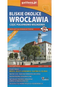Mapa - Bliskie okolice Wroc�awia cz. po�ud-wsch.