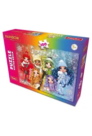 Puzzle 100 Rainbow High Winter Break Ideyka