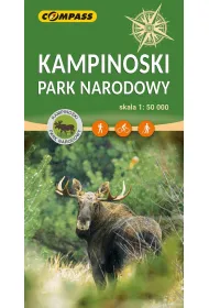 Kampinoski Park Narodowy mapa skala 1 : 50 000