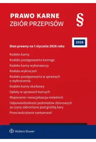 Prawo karne. Zbi�r przepis�w. 2026