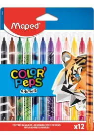 Maped Flamastry Colorpeps animals 12 szt.