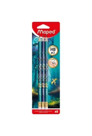 O��wek Dragon HB z gumk� 6 szt MAPED