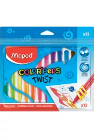 Maped Kredki Twist �wiecowe wykr�cane 12 szt.